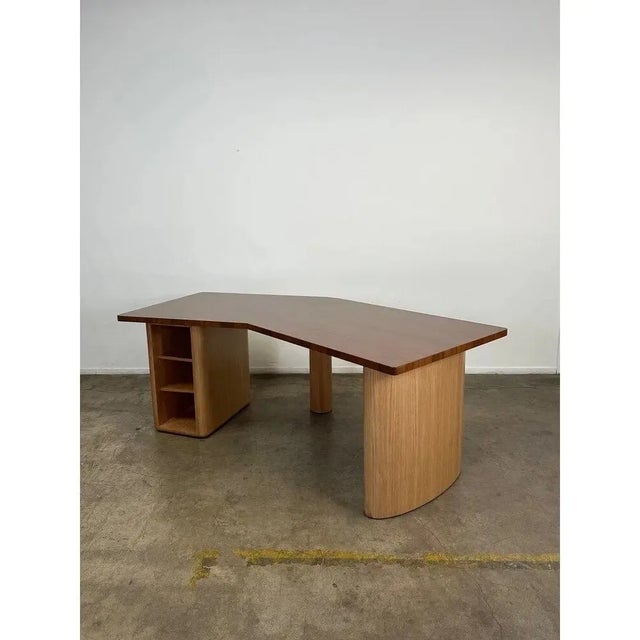 Modern 1970s Dos Tonos Executive Desk For Sale - Image 3 of 10