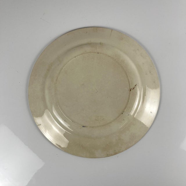 Round Ironstone Dish from Salins, 1890s For Sale - Image 4 of 12