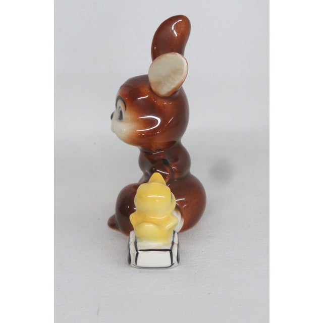 Traditional Goebel Bunny and Chick Porcelain Figurine West Germany 4681b For Sale - Image 3 of 10