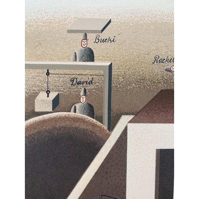 BARUCH, color screenprint, signed in pencil, numbered 5/175, sheet 25 ¾ x 21 ½”. Maris Bishofs was born in 1939 in...