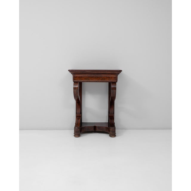 19th Century French Restauration Wooden Console Table in Original Patina For Sale - Image 16 of 18