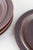 Ceramic Ruska Series Dinner Plates by Ulla Procopé for Arabia, 1970s, Set of 4 For Sale - Image 3 of 5