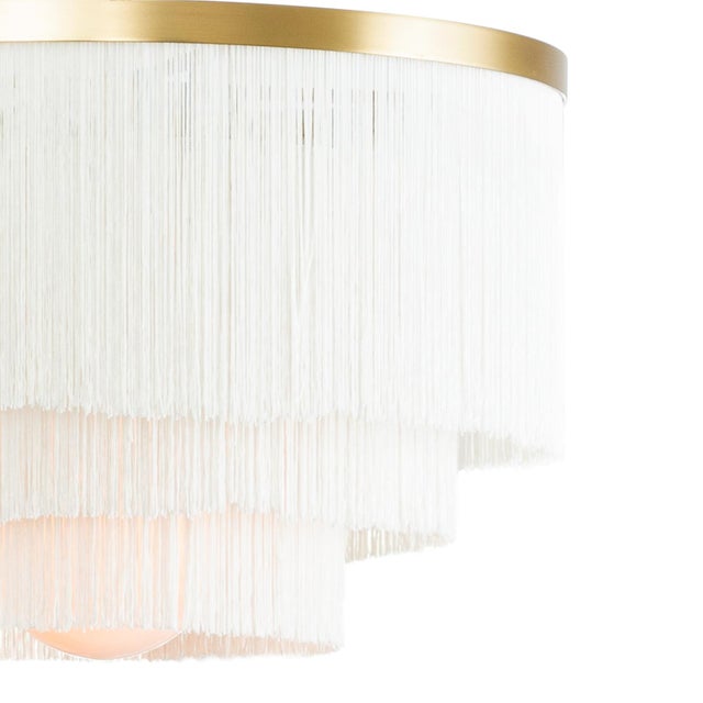 2020s Regina Andrew Cabaret Fringe Chandelier, Ivory For Sale - Image 5 of 7