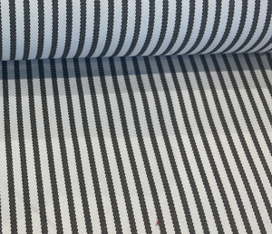 Perennials Jake Stripe Fabric (Color: Chocolate)