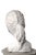 2000 - 2009 Signed Bust Plaster Sculpture of a Young Girl For Sale - Image 5 of 6