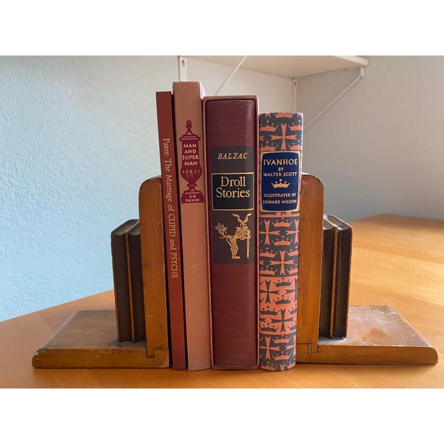 4 classic Heritage Press books, printed in the 1950s with beautiful illustrations. Balzac's Droll Stories shows minor wear...