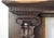 Late 19th Century Late 19th Century Dark Wood Fireplace Mantel For Sale - Image 5 of 11