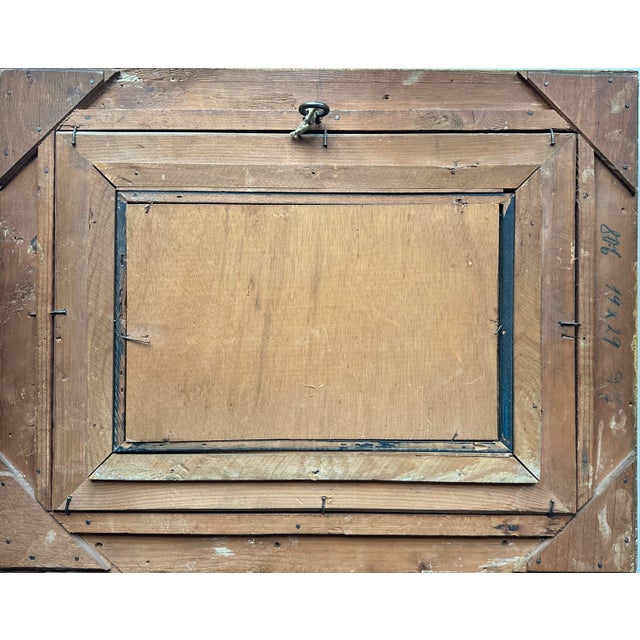 Deer in the Forest, Hunting Gouache by the German Hunting Painter Kröner For Sale - Image 5 of 9