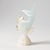 1960s opaline Murano glass fish figurine with gold accents. This piece is attributed to the mentioned designer/maker. It...
