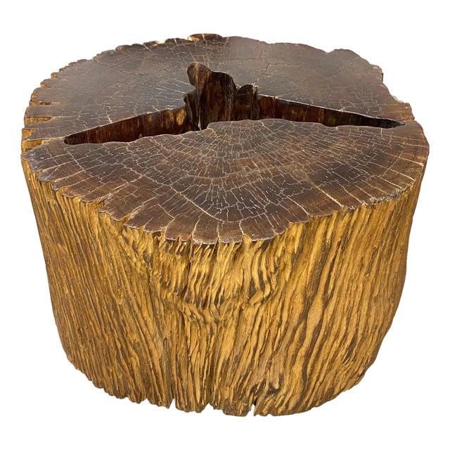 Andrianna Shamaris Iron Wood Side Table For Sale