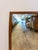 United Furniture MCM Curved Walnut Mirror Vintage Mid-Century Bedroom Mirror For Sale In Tampa - Image 6 of 6