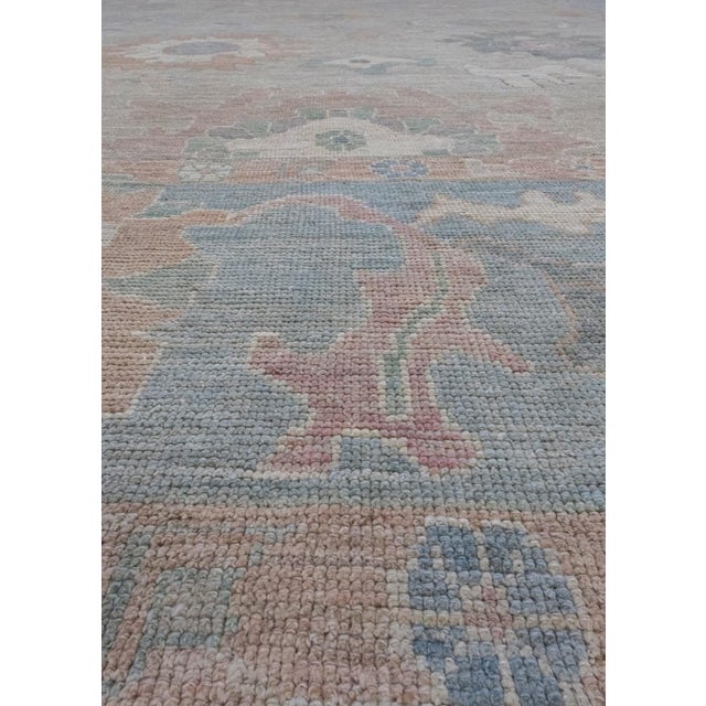 Turkish Oushak Rug 12'2" x 15'5" For Sale In Houston - Image 6 of 8