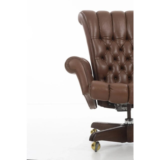 1960s Edward Wormley Executive Office Chair For Sale - Image 10 of 11