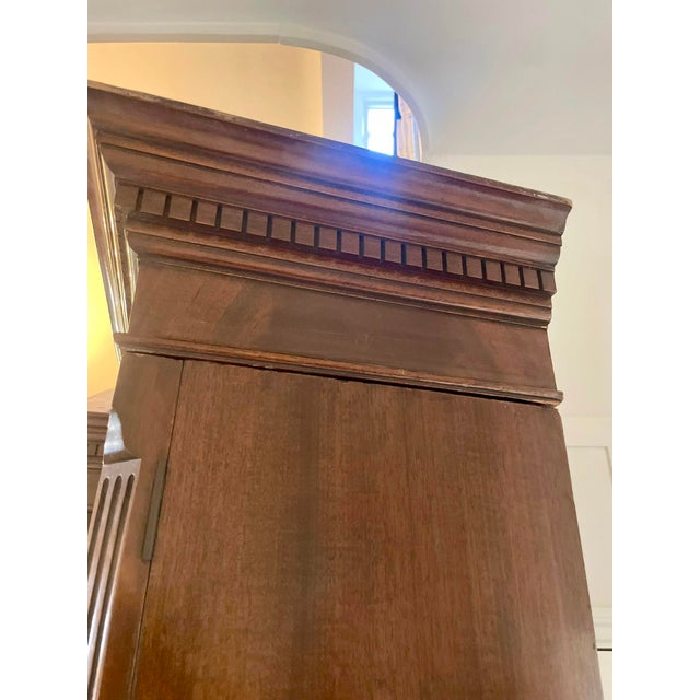 Large Antique Victorian Mahogany Breakfront Bookcase, 1880s For Sale - Image 4 of 12