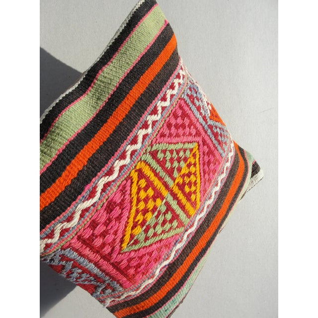 Kilim Rug Pillow For Sale - Image 10 of 11
