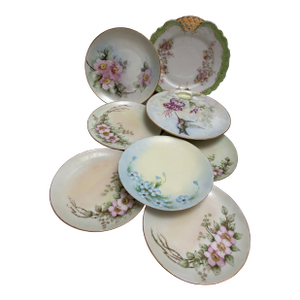 Vintage Assortment of Colorful Side Dishes, Set of Eight