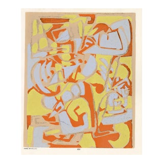 Original Marie Raymond Pochoir C. 1952 For Sale