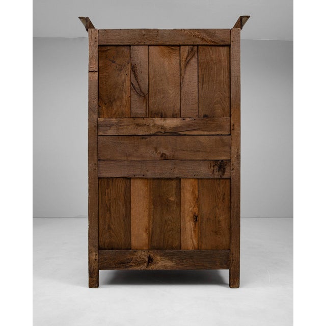 19th Century France Antique White Wood Storage Cabinets & Cupboards For Sale - Image 11 of 11