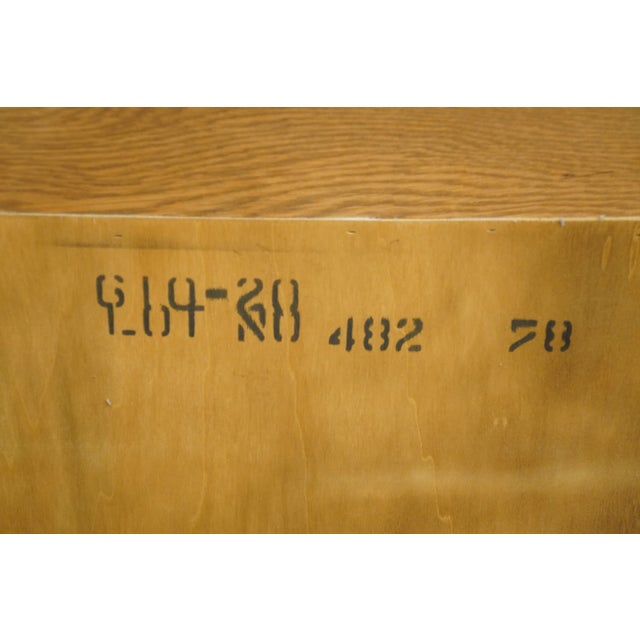 Hickory Manufacturing Co. Country French Provincial 24" Carved Floral Dresser / Wall Mirror 610-20 For Sale In Kansas City - Image 6 of 7