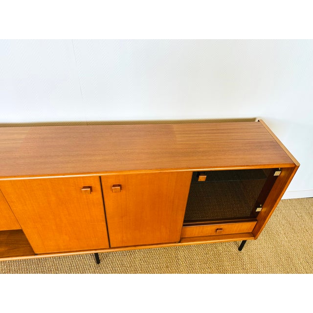 1960s Tall Scandinavian Teak Sideboard, 1960s For Sale - Image 5 of 18