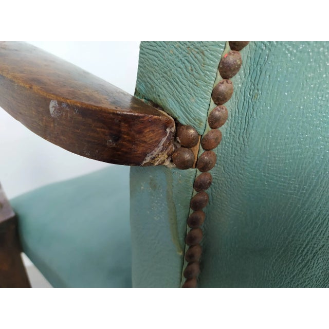 Art Deco Bridge Armchairs, Set of 5 For Sale - Image 9 of 18