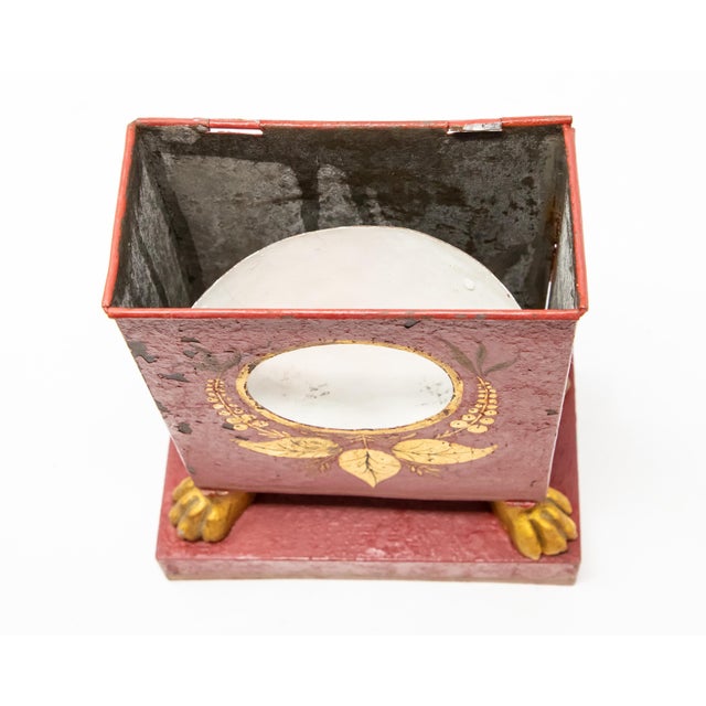 Red and Gold Pocket Watch Safe For Sale In Nashville - Image 6 of 13