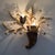 Mid-Century Modern Mid-Century Crystal Flower Bouquet Wall Sconce in the style of Banci, 1970s For Sale - Image 3 of 18