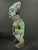 Late 20th Century African Tribal Art Carved Wood and Beaded Bamileke Statue From Cameroon For Sale - Image 9 of 14