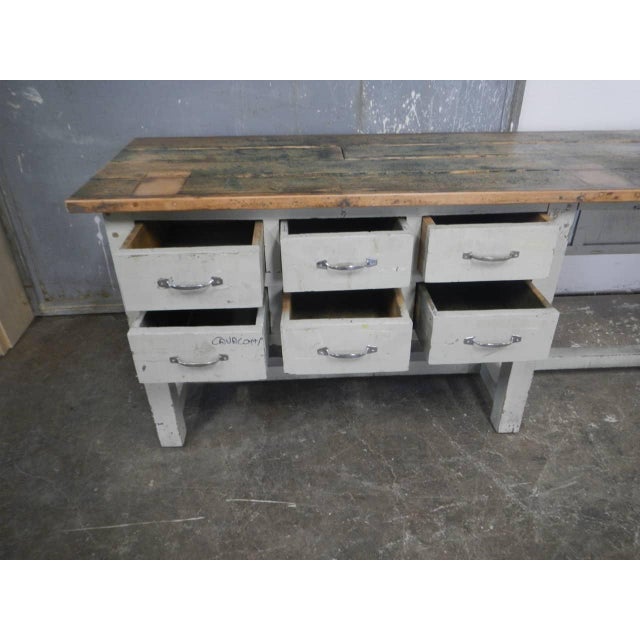 1950s Vintage Chest of Drawers in Fir and Oak, 1950s For Sale - Image 5 of 13