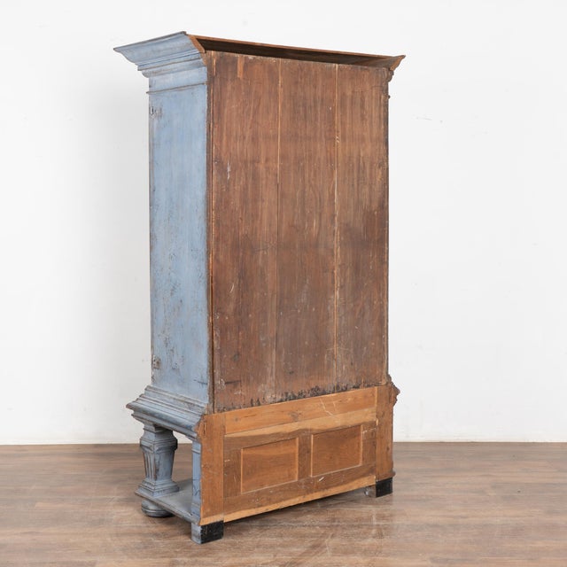 Early 19th Century Swedish Blue Painted 18 Drawer Cabinet For Sale - Image 9 of 9