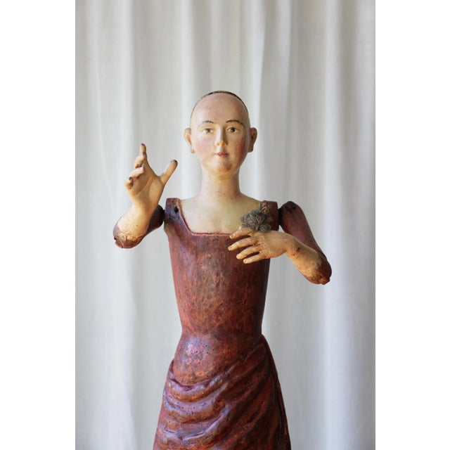 Baroque 18th Century Portuguese Baroque Santos Cage Doll For Sale - Image 3 of 13