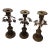 Antique Bronze Candleholders For Sale