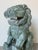 Stone Pair of Large Vintage Chinese Green Soapstone Foo Dog Guardian Sculptures For Sale - Image 7 of 12