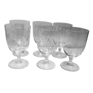 Sasaki Mid-Century Wheat Pattern Glasses by Noritake - Set of 6