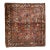 1920s, Handmade Antique Persian Sarouk Square Rug 4.1'x 4.1' For Sale