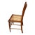 1920s 1920's Victorian American Chestnut Cane Seat Side Desk Chair For Sale - Image 5 of 17