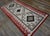 Native American 1930s White Gray Diamond Geometric Antique American Navajo Rug 4'9"x 6'9" Flatweave Wool Carpet For Sale - Image 3 of 14