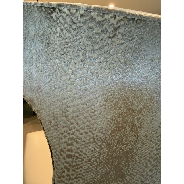 Custom Designed Crate & Barrel Two-Tone Upholstered Dining Chairs – Set of 10 For Sale - Image 14 of 17