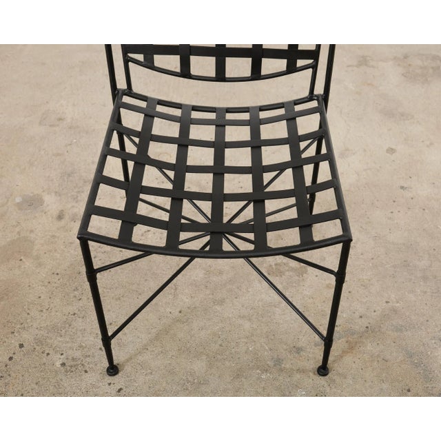 Charcoal Pair of Mario Papperzini for John Salterini Garden Dining Chairs For Sale - Image 8 of 12