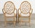 Set of Six Genuine McGuire "Cracked Ice" Rattan Dining Chairs For Sale - Image 17 of 18