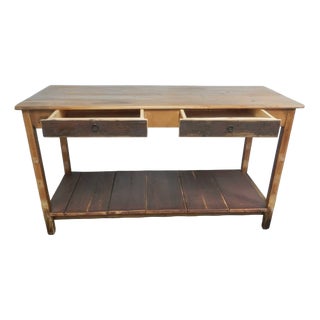 Vintage Fir Counter, 1970s For Sale