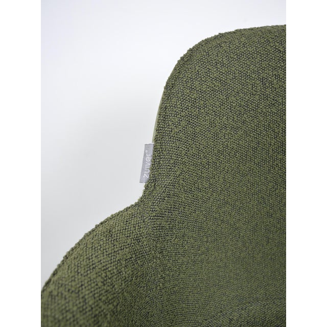 Swivel Chair with Green Fabric by Studio Ape for Zuiver, Netherlands, 2010s For Sale - Image 17 of 18