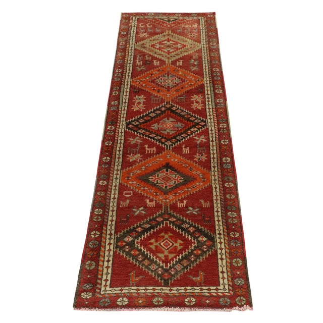 Hand-knotted in wool, a 3x10 runner from Rug & Kilim’s latest prominent curation of distinguished tribal pieces....