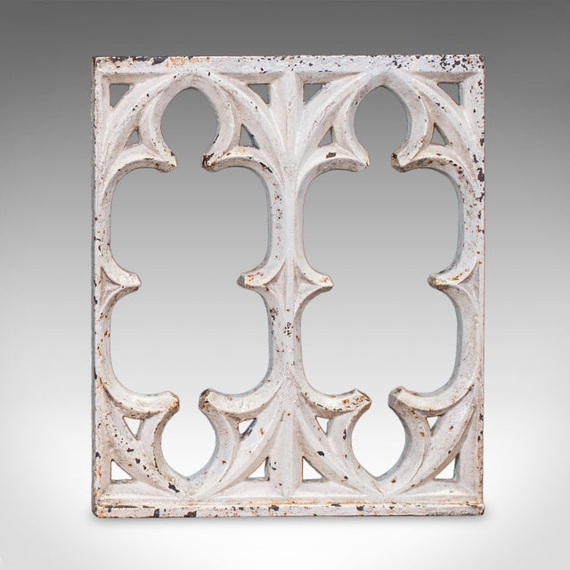 Set of 6 Secret Garden Wall Panels, English, Gothic Tracery Grille, Victorian For Sale - Image 9 of 12
