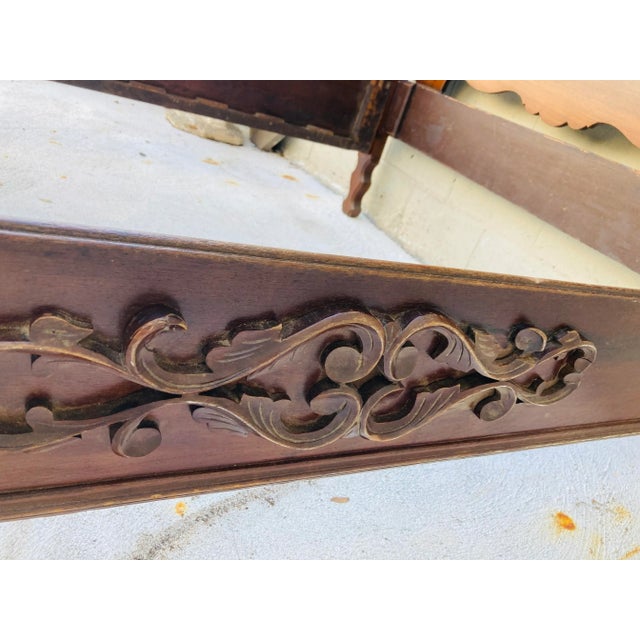 Antique Carved Bed For Sale - Image 9 of 13