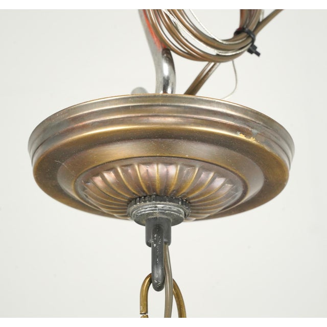 Transparent Restored Vintage Moravian Star Pendant Light For Sale - Image 8 of 9