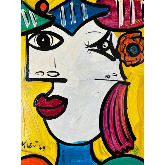 1979 Original Peter Keil Painting Framed For Sale - Image 6 of 7