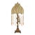 Vintage Cockatoo Table Lamp | Beaded Dome Shade For Sale