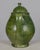 Rustic European Portuguese Green Glazed Earthenware Lidded Jar For Sale - Image 3 of 13