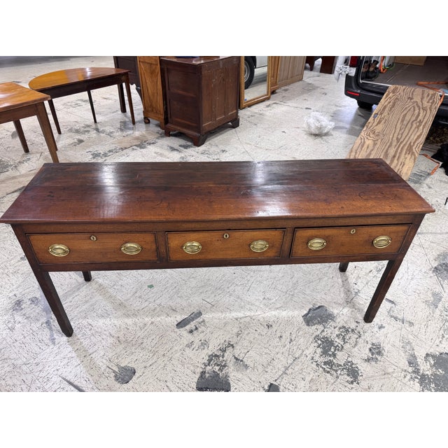 19th Century Georgian Oak Sideboard For Sale - Image 13 of 16